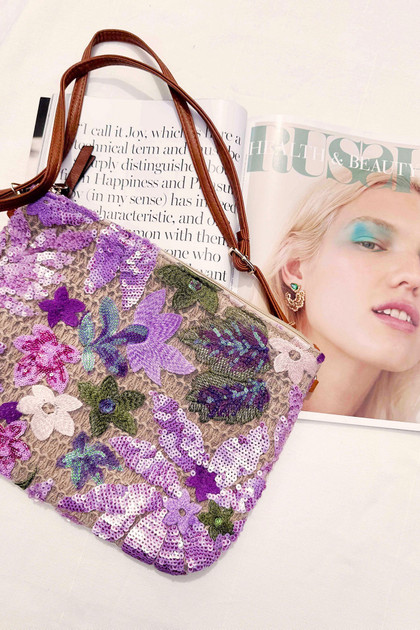 Nicola Bag - Purple Multi | Sage and Paige AUS.