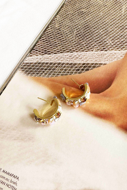 Teeny Tiny Time Earrings - Multi | Sage and Paige AUS.