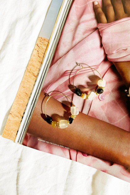 Experimenting Earrings - Brown | Sage and Paige AUS. Experimenting Earrings - Brown | Sage and Paige AUS.