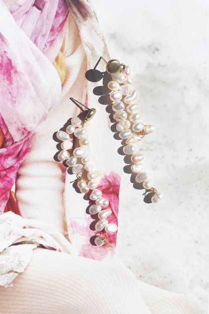 Permission To Love Earrings - White | Sage and Paige AUS. Permission To Love Earrings - White | Sage and Paige AUS.
