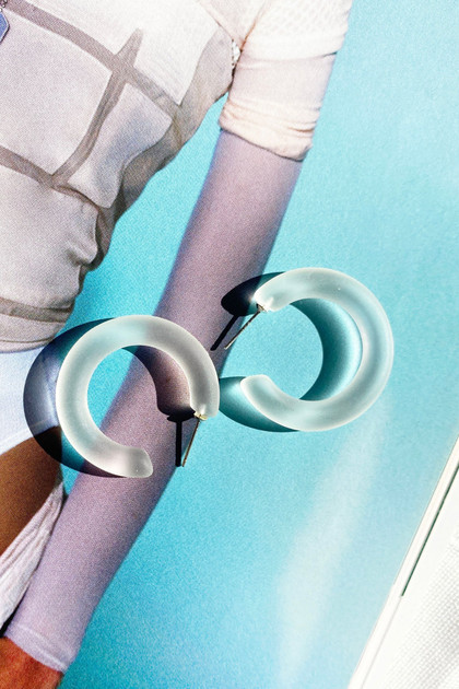 Cool Again Hoops - Clear | Sage and Paige AUS.