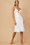 Florence Midi Dress - White | Sage and Paige AUS.