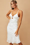 Florence Midi Dress - White | Sage and Paige AUS.
