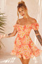 Tropic Like It's Hot Dress - Orange | Sage and Paige AUS.