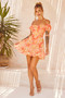 Tropic Like It's Hot Dress - Orange | Sage and Paige AUS.