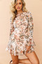 Lost In Seasons Dress - Nude Multi | Sage and Paige AUS.