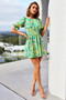 La Perla Mini Dress - Emerald | Sage and Paige AUS.