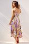 Taking Sides Midi Dress - Purple Multi | Sage and Paige AUS.