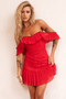 Venetian Summer Dress - Red | Sage and Paige AUS.