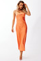 Timeline Maxi Dress - Orange | Sage and Paige AUS.