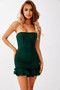 In Her Element Mini Dress - Forest Green | Sage and Paige AUS.