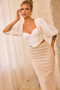 Inner Power Satin Top - White | Sage and Paige AUS.