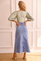 Inner Power Satin Top - Pistachio | Sage and Paige AUS.