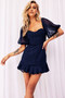 On My Mind Mini Dress - Navy | Sage and Paige AUS.