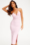 On Rotation Midi Dress - Pink | Sage and Paige AUS.