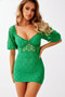 Lenni Mini Dress - Emerald | Sage and Paige AUS.