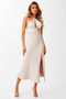Mercedes Midi Dress - Champagne | Sage and Paige AUS.