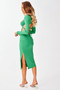 Slow it Down Midi Dress - Green | Sage and Paige AUS.