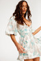Shade Of Passion Mini Dress - Green | Sage and Paige AUS.