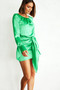 Holiday Film Mini Dress - Emerald | Sage and Paige AUS.