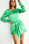 Holiday Film Mini Dress - Emerald | Sage and Paige AUS.