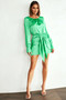 Holiday Film Mini Dress - Emerald | Sage and Paige AUS.