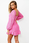 Going Places Mini Dress - Pink | Sage and Paige AUS.