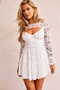 Fame Mini Dress - White | Sage and Paige AUS.