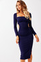 Slow it Down Midi Dress - Navy | Sage and Paige AUS.