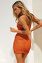 Venus Mini Dress - Orange | Sage and Paige AUS.