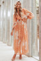 Here & There Maxi Dress - Orange | Sage and Paige AUS.