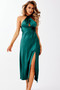 Mercedes Midi Dress - Forest Green | Sage and Paige AUS.