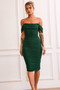 Main Character Midi Dress - Forest Green