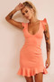 Tender Mini Dress - Coral | Sage and Paige AUS.