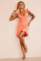 Tender Mini Dress - Coral | Sage and Paige AUS.