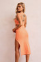 Beth Midi Dress - Orange | Sage and Paige AUS.