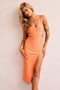 Beth Midi Dress - Orange | Sage and Paige AUS.