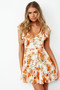 Lucile Mini Dress - Beige | Sage and Paige AUS.