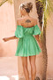 Brandi Mini Dress - Green | Sage and Paige AUS.