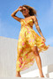 Early Sunset Maxi Dress - Yellow | Sage and Paige AUS.
