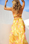 Early Sunset Maxi Dress - Yellow | Sage and Paige AUS.