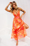 Early Sunset Maxi Dress - Tangerine | Sage and Paige AUS.