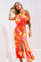 Drive By Midi Dress - Tangerine | Sage and Paige AUS.