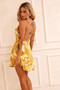 Irina Mini Dress - Mustard | Sage and Paige AUS.