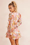 Addison Mini Dress - Orange Multi | Sage and Paige AUS.