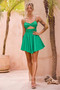 Tangelica Mini Dress - Emerald | Sage and Paige AUS.