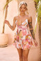 Angel Heart Mini Dress - Pink Multi | Sage and Paige AUS.
