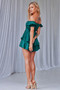 Ground Theory Off-the Shoulder Playsuit - Forest Green | Sage and Paige AUS.