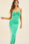 Right Now Midi Dress - Emerald | Sage and Paige AUS.