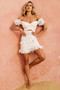 Throwing Shade Mini Dress - White | Sage and Paige AUS.